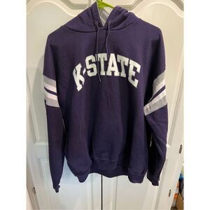 Kansas State University Champion Purple and White Hoodie. SZ XL